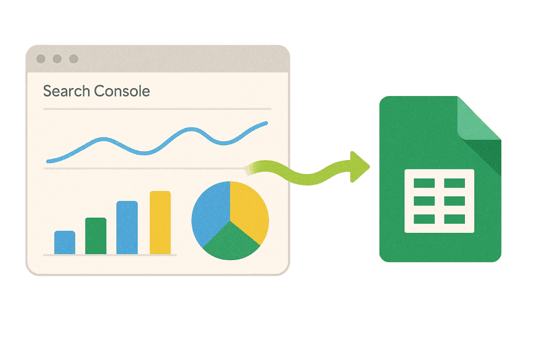 Google Search Console reports in google sheets